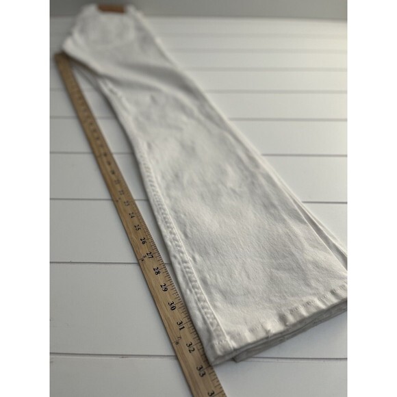 BCBG Maxazria Mid Rise Bootcut White Jeans‎ SZ 30x33 - Picture 6 of 6